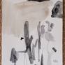 "Untitled".
Art work size: 29X21 cm. 11x8 inches
Original art work. Ink, watercolour, paper.
Signed by artist.

Note: the Colour on your screen may be little different from the original