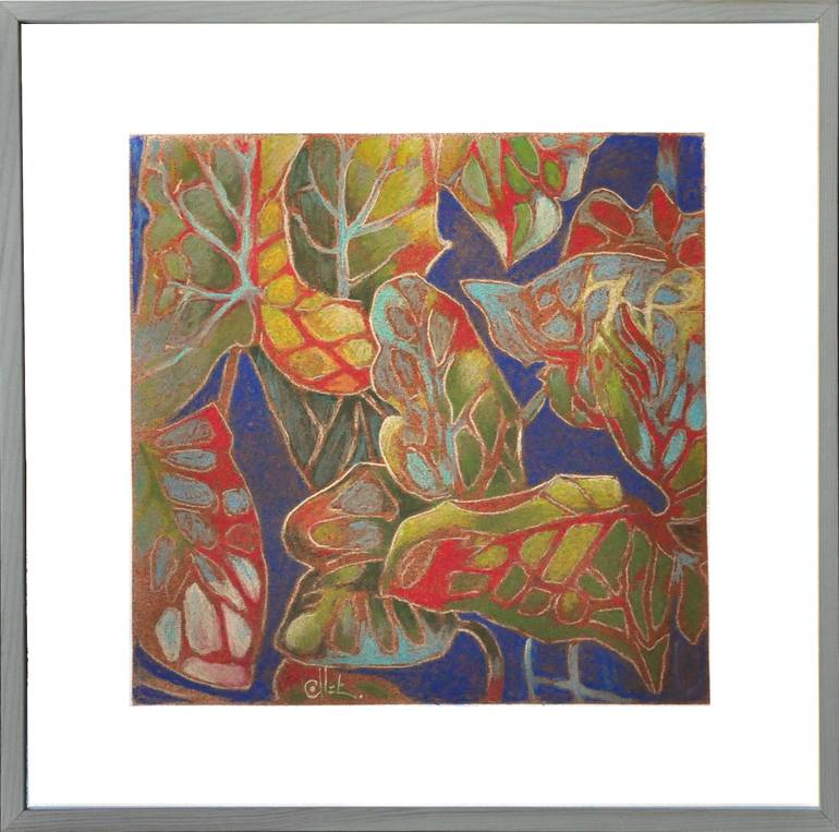 Original Figurative Botanic Painting by Bernard Marie Collet