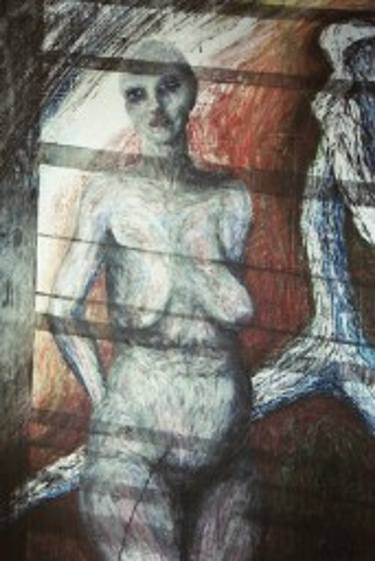 Original Expressionism Nude Paintings by Horst Gabriel
