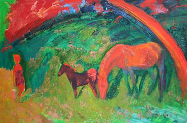 Original Horse Paintings by Aleksandr Vynnyk