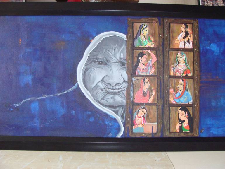 Original Women Painting by Purvii Parekh