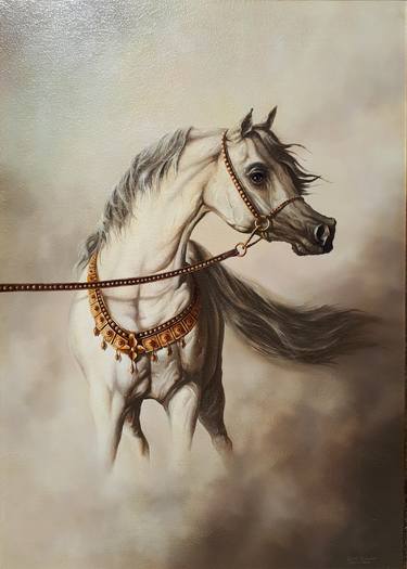 Print of Realism Horse Paintings by Robert Zietara