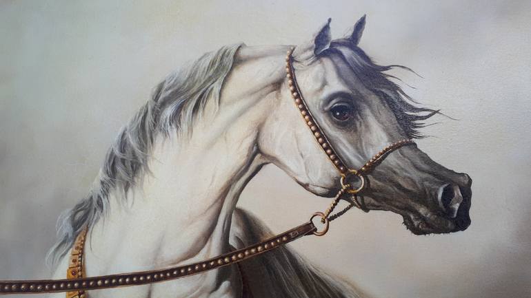 Original Realism Horse Painting by Robert Zietara