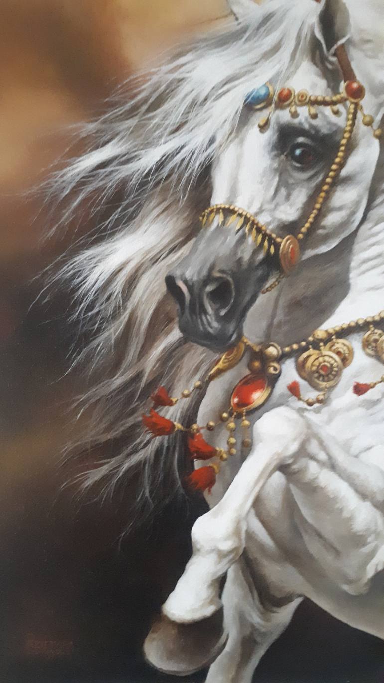 Original Horse Painting by Robert Zietara