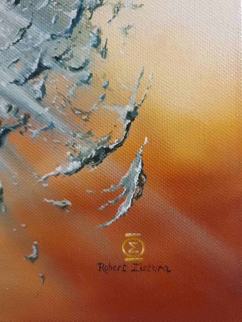 Original Surrealism Abstract Painting by Robert Zietara