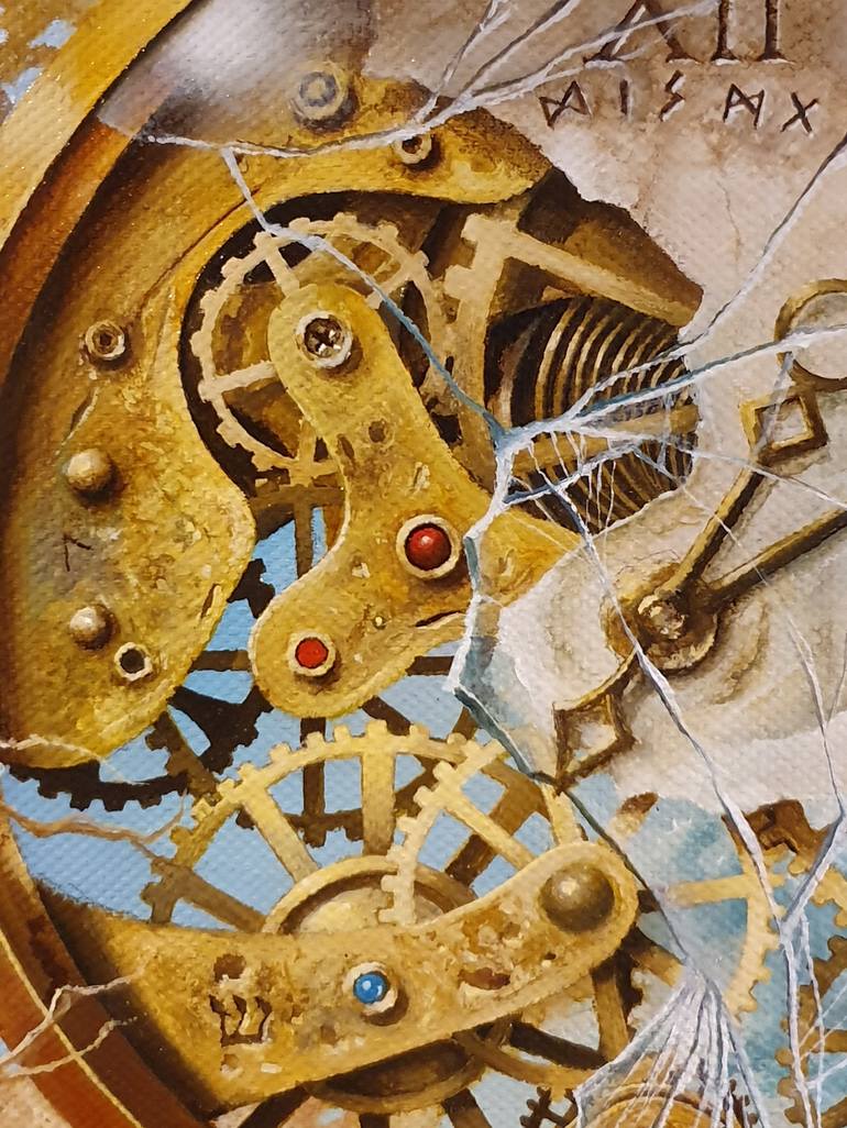 Original Surrealism Abstract Painting by Robert Zietara