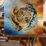 Title: END OF TIME
Artist: Robert Zietara, 2018
Size canvas 50 x 50 x 1.9 cm / 17.9"x 17.9" x 0.75"
Media: Oil on canvas (unframed) 
Surreal image created on a canvas stretched on a frame

Signed and protected with a permanent varnish. 
Certificate of Authenticity will be included with the painting.