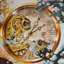 Title: END OF TIME
Artist: Robert Zietara, 2018
Size canvas 50 x 50 x 1.9 cm / 17.9"x 17.9" x 0.75"
Media: Oil on canvas (unframed) 
Surreal image created on a canvas stretched on a frame

Signed and protected with a permanent varnish. 
Certificate of Authenticity will be included with the painting.