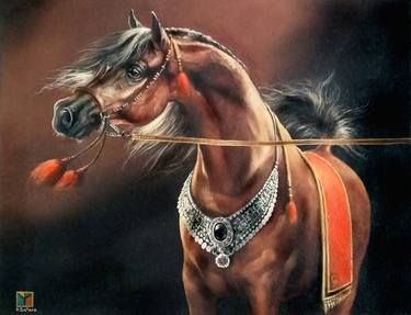 Print of Realism Horse Paintings by Robert Zietara