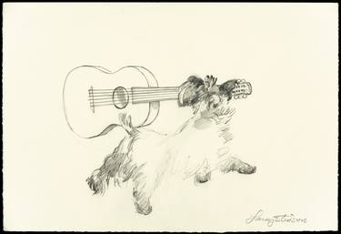 Print of Fine Art Dogs Drawings by Lacey Stinson