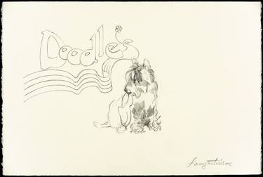 Print of Dogs Drawings by Lacey Stinson