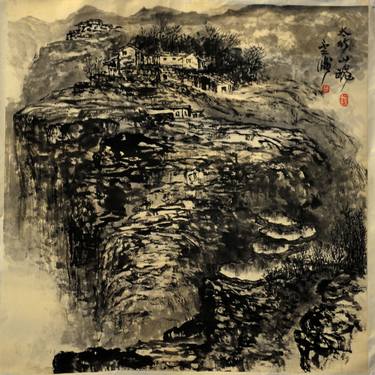Print of Abstract Expressionism Landscape Paintings by Weiping Li