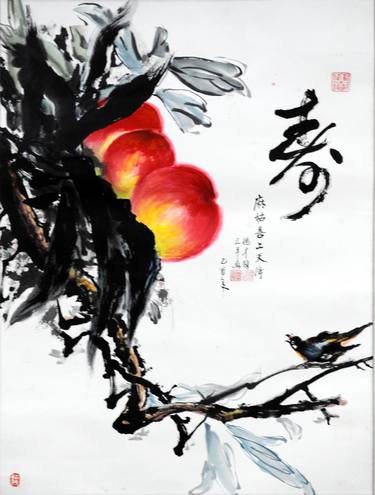Print of Rural life Paintings by Weiping Li