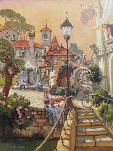 Print of Realism Architecture Paintings by Ganna Myrna