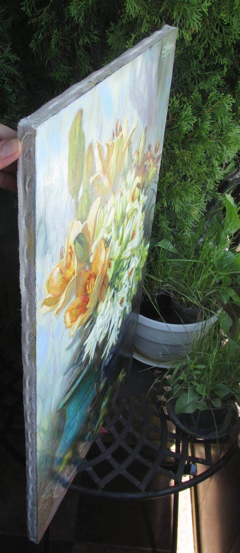 Original Realism Floral Painting by Ganna Myrna