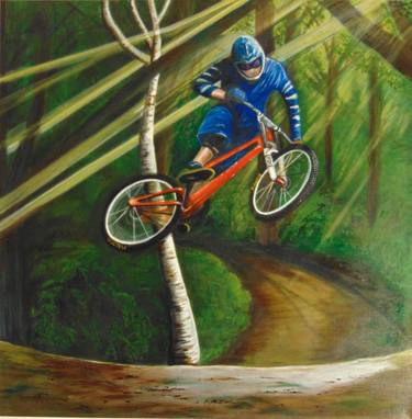 Print of Bicycle Paintings by Andrew Duggan