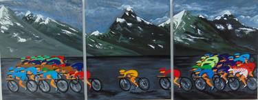 Original Bicycle Painting by Andrew Duggan