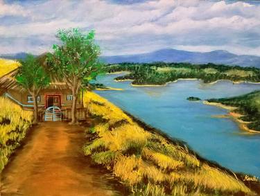Original Fine Art Landscape Paintings by Keerthi Akkinapuram