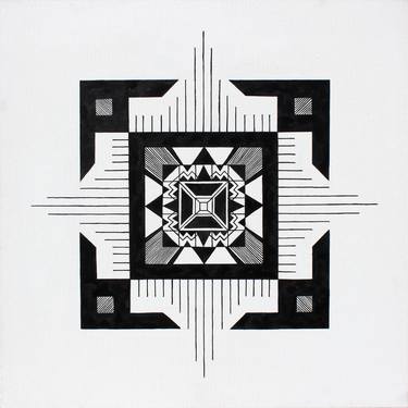 Print of Geometric Paintings by Vera Alferova