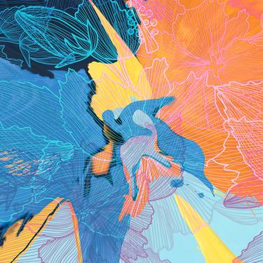 Original Abstract Patterns Digital by Pelin Atilla