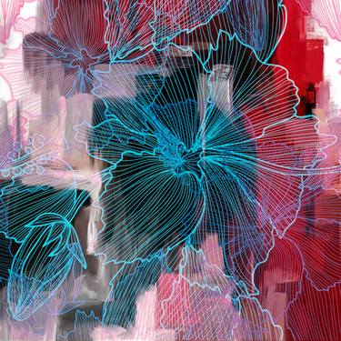 Print of Abstract Patterns Digital by Pelin Atilla