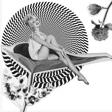 Original Modern Pop Culture/Celebrity Collage by Pelin Atilla
