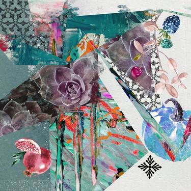 Print of Abstract Nature Collage by Pelin Atilla