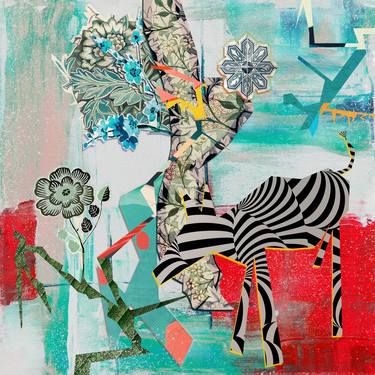 Print of Abstract Expressionism Nature Collage by Pelin Atilla