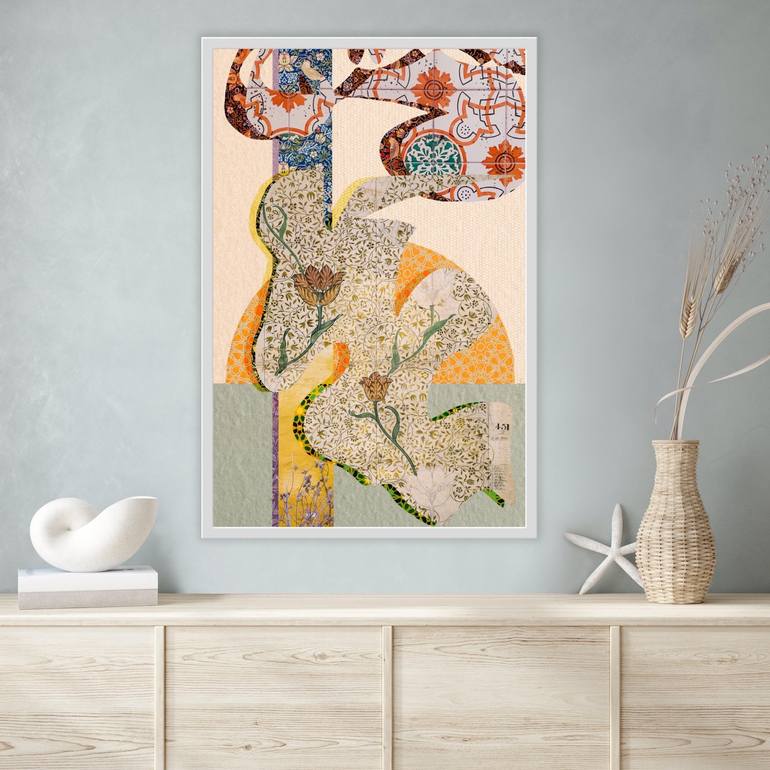 Original Abstract Patterns Collage by Pelin Atilla