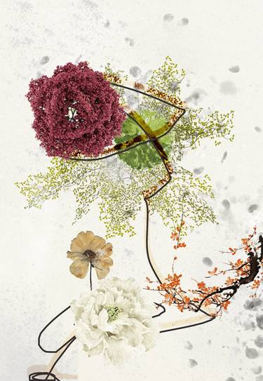 Original Nature Collage by Pelin Atilla