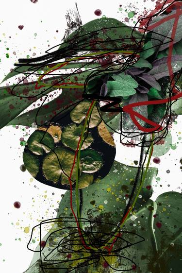 Original Abstract Nature Digital by Pelin Atilla