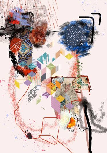 Original Abstract Expressionism Abstract Digital by Pelin Atilla