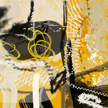 Original Abstract Expressionism Abstract Digital by Pelin Atilla