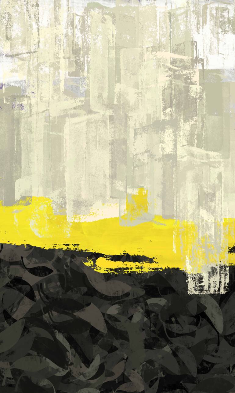 Original Abstract Expressionism Abstract Digital by Pelin Atilla
