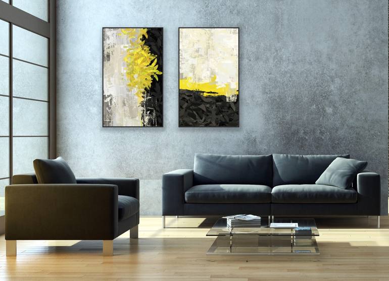 Original Abstract Expressionism Abstract Digital by Pelin Atilla