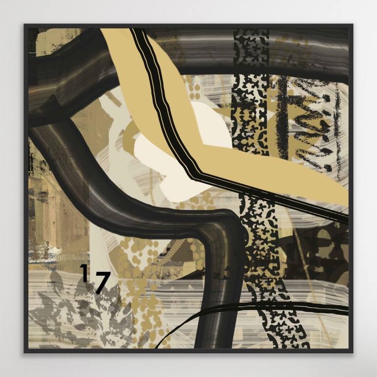 Original Abstract Expressionism Abstract Digital by Pelin Atilla