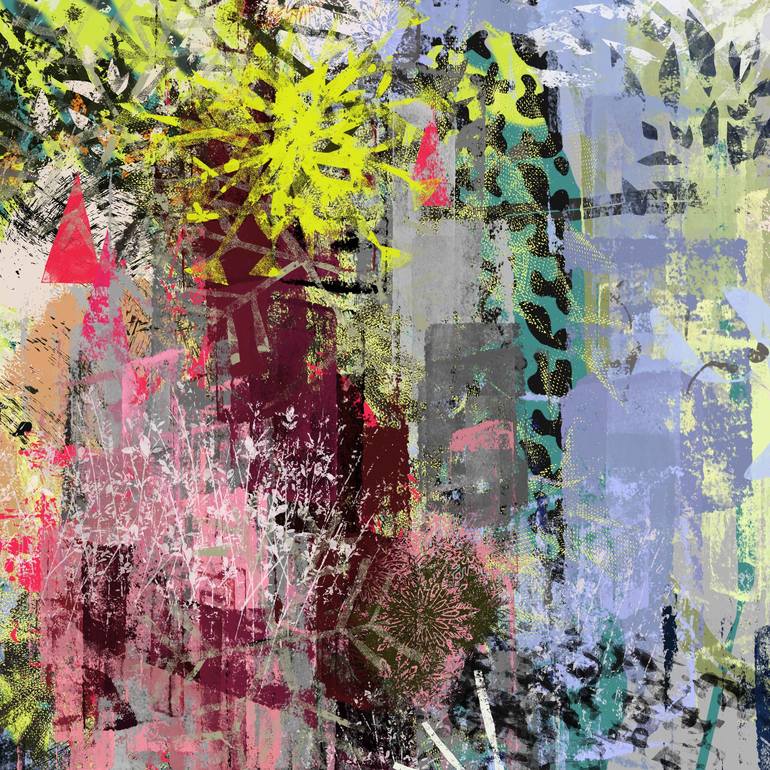 Original Abstract Expressionism Abstract Digital by Pelin Atilla