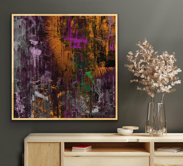 Original Abstract Expressionism Abstract Digital by Pelin Atilla