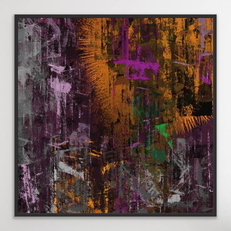 Original Abstract Expressionism Abstract Digital by Pelin Atilla