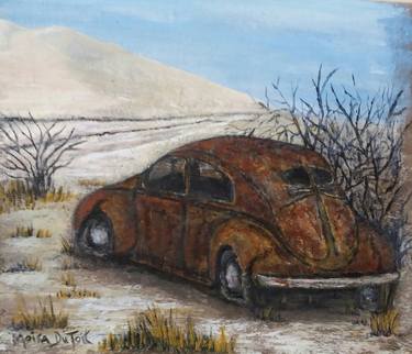 Print of Automobile Paintings by Moira Du Toit
