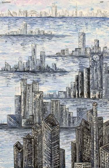Original Cities Paintings by Robert Gaudreau