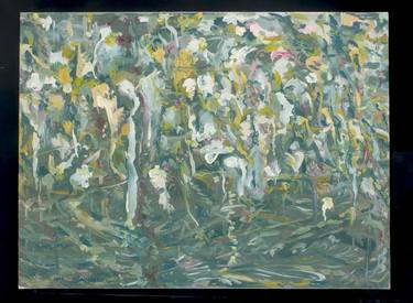 Original Abstract Expressionism Garden Paintings by Robert Gaudreau