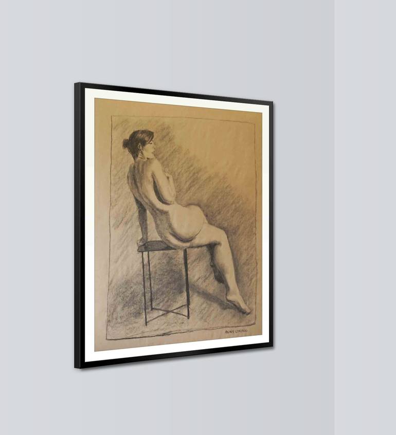 Original Nude Drawing by Anny Chong