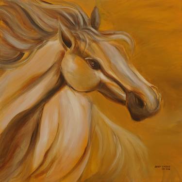 Print of Figurative Horse Paintings by Anny Chong