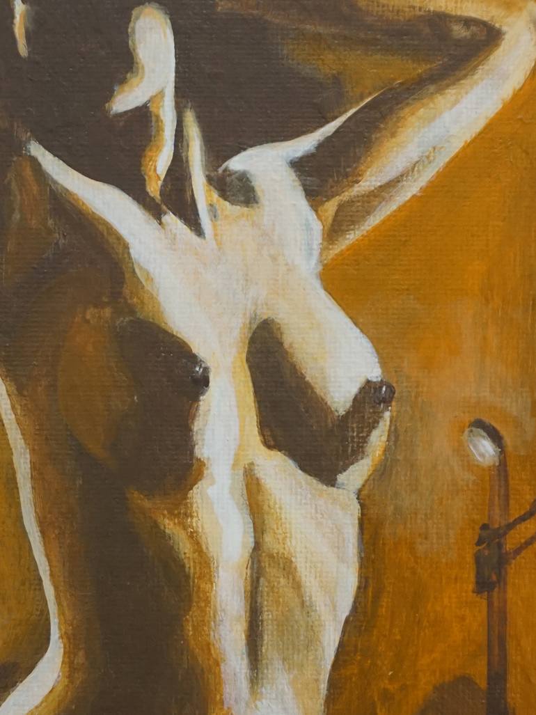Original Figurative Nude Painting by Anny Chong