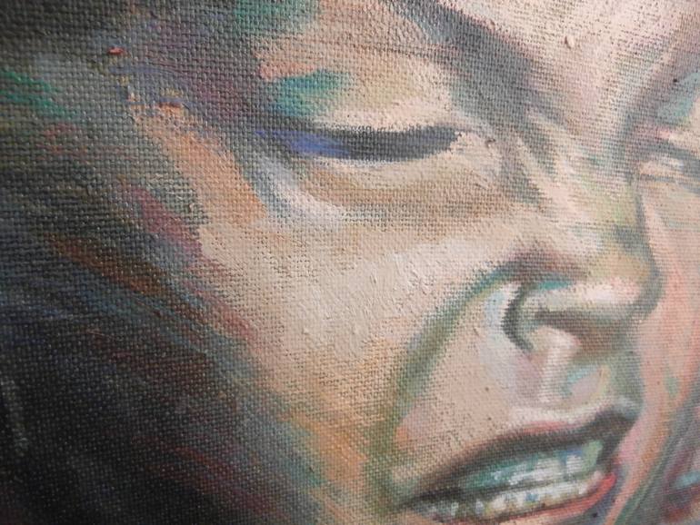 Original Expressionism People Painting by Volodymyr Topiy
