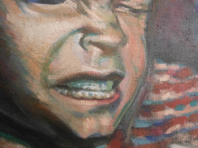 Original Expressionism People Painting by Volodymyr Topiy