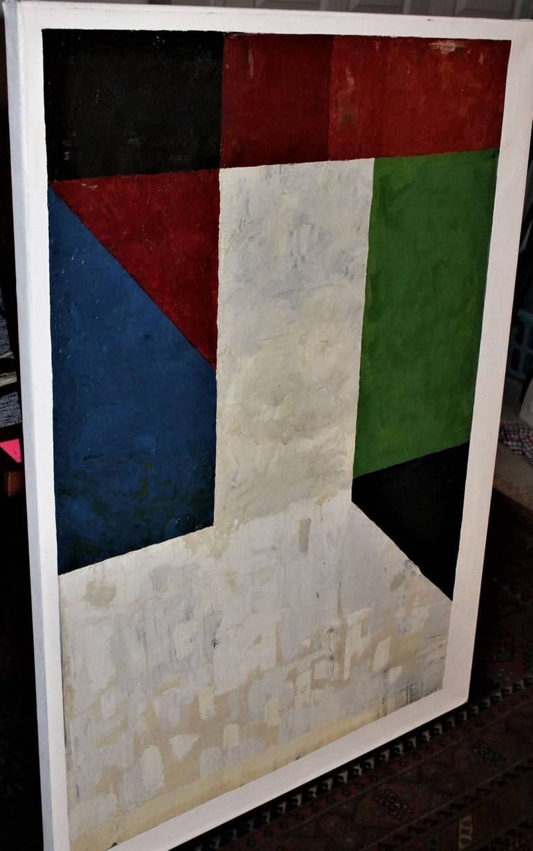 Original Abstract Geometric Painting by H Wesley Wheeler