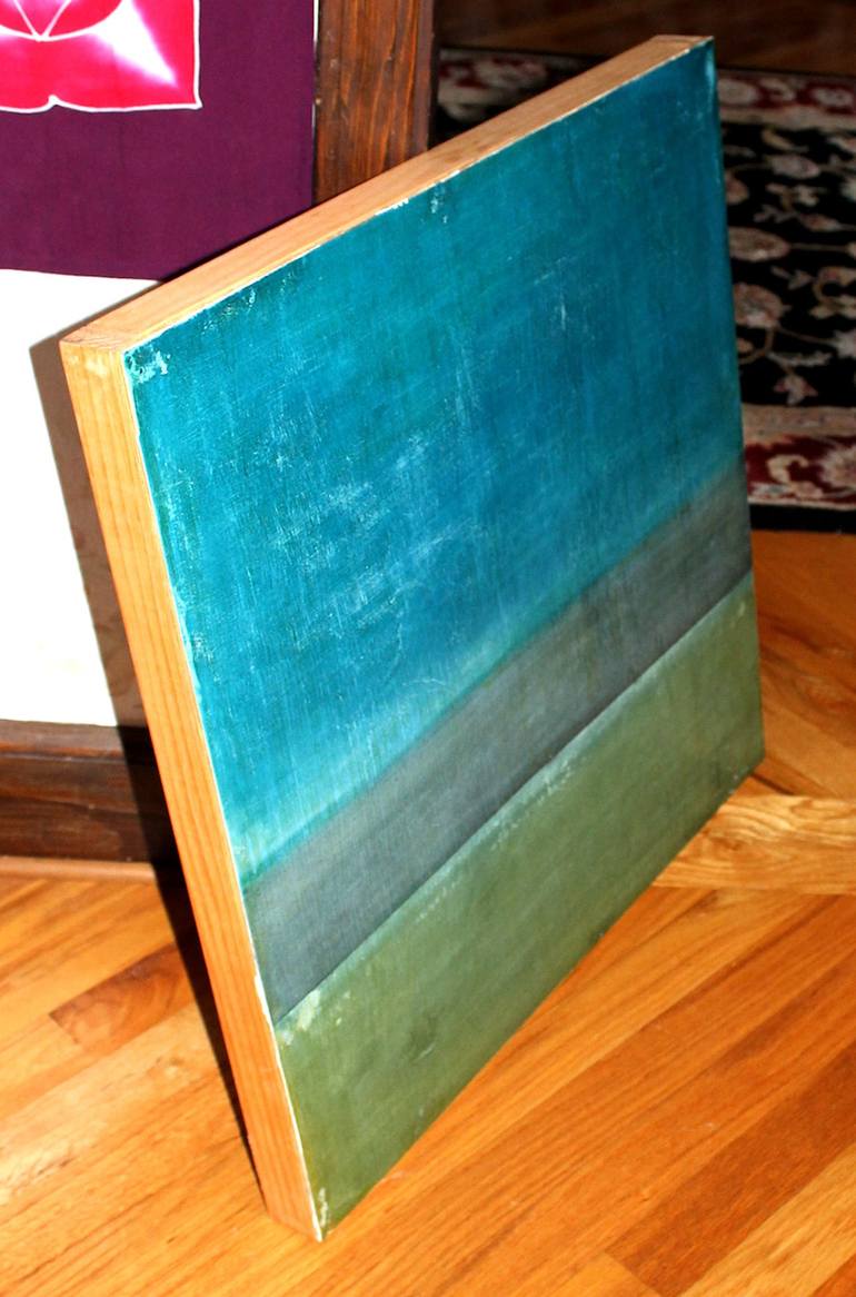 Original Abstract Landscape Painting by H Wesley Wheeler