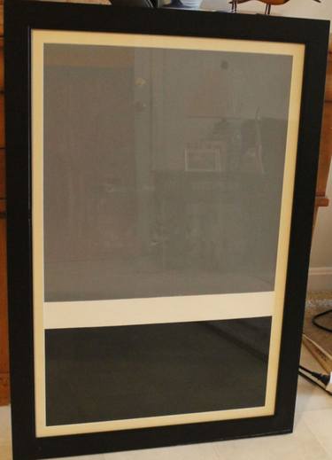 Original Black & White Abstract Painting by H Wesley Wheeler